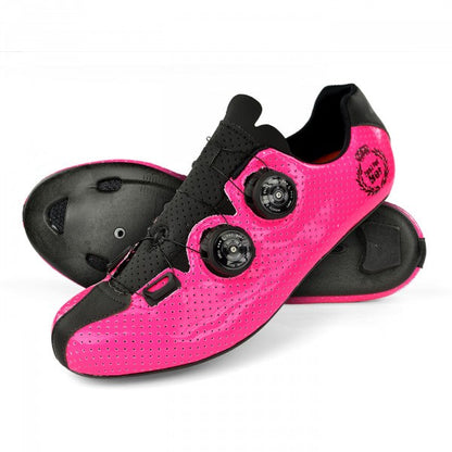 Zapato de ciclismo de Ruta Mujer EKOI CARBONO R5 Mujer, Rosado