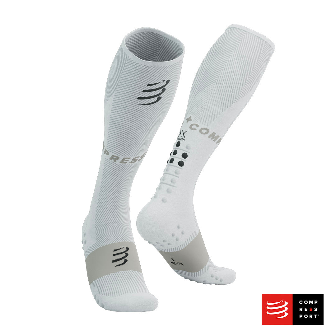 Calcetines de compresión running Compressport Full Socks OXYGEN