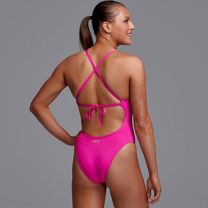 Traje de Baño Mujer Tie Me Tight One Piece - Candy - Funkita