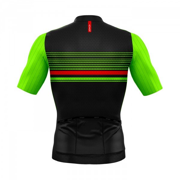 Tricota Manga corta EKOI AERO LINE Negro Vert Fluo