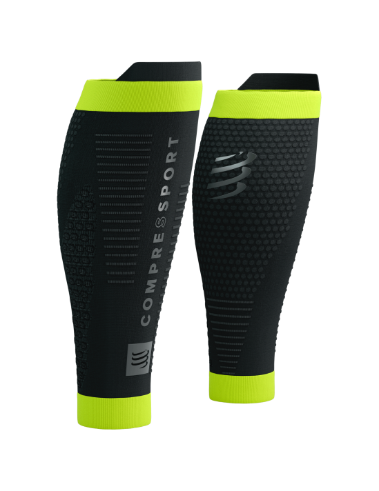 Gemelera R2 Compressport 3.0 Flash (negro/amarillo reflectante)