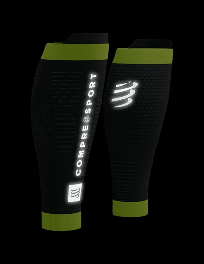 Gemelera R2 Compressport 3.0 Flash (negro/amarillo reflectante)