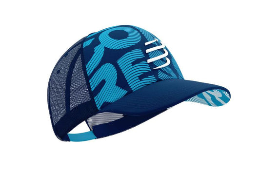 Gorro Jockey Compressport Trucker Cap Azul